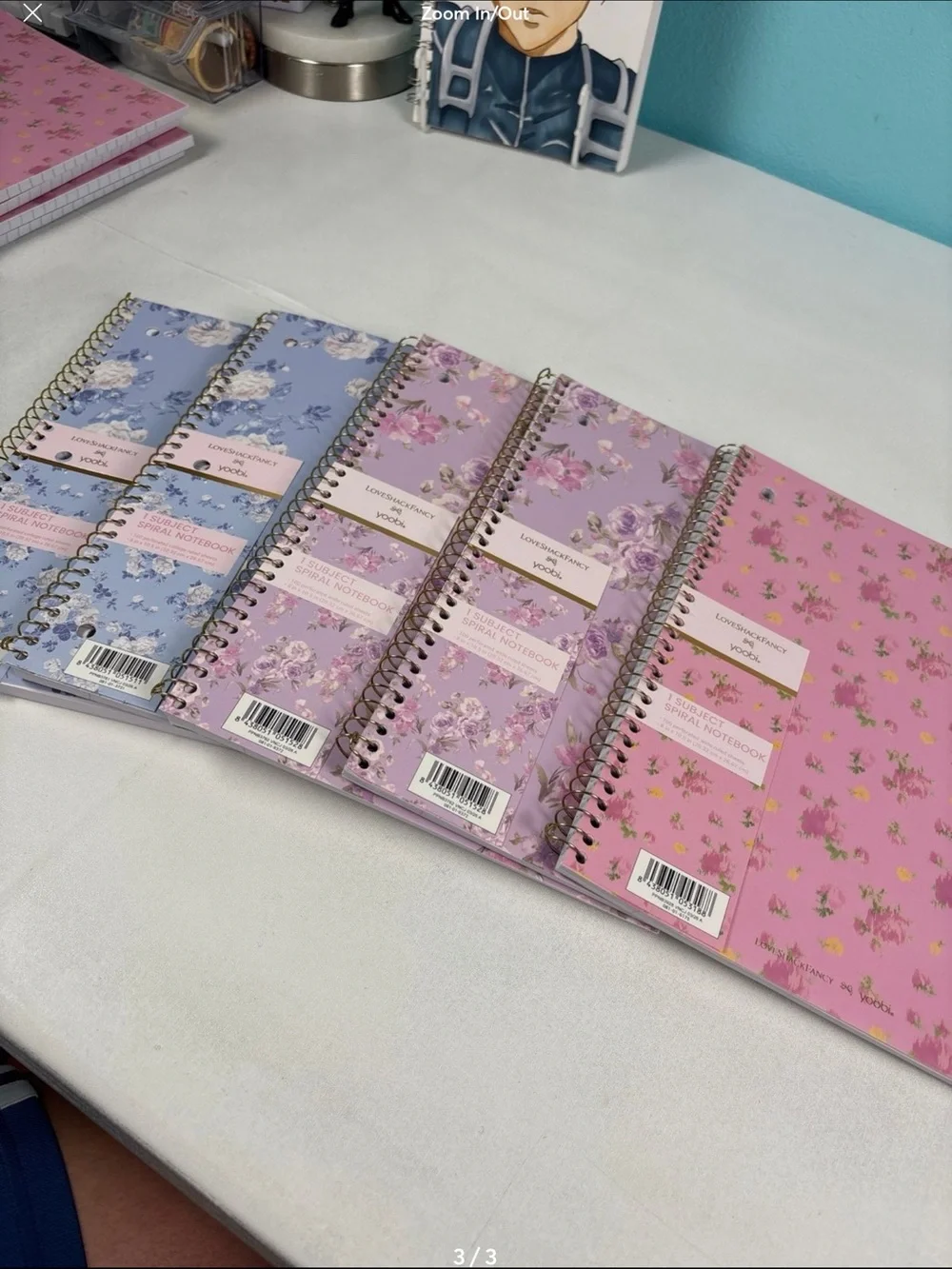 Loveshackfancy x target yoobi spiral notebook bundle